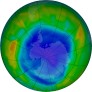 Antarctic Ozone 2011-08-25
